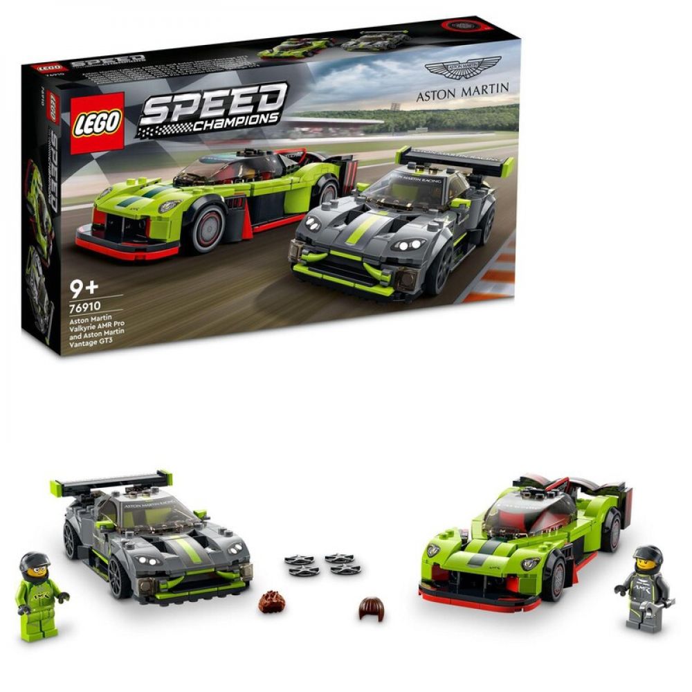 LEGO - Aston Martin Valkyrie AMR Pro a Aston Martin Vantage GT3