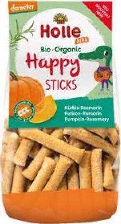 HOLLE HOLLE Dětské Bio Happy tyčinky dýně-rozmarýn, 100 g (3+)
