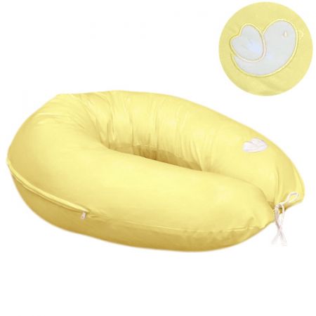 Babyrenka povlak na kojící polštář Bird yellow