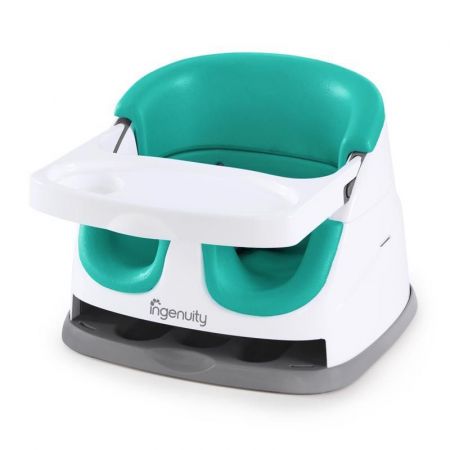 Ingenuity podsedák na jídelní židli 2v1 Baby Base-Ultramarine Green
