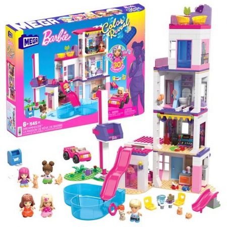 MATTEL - Mega Construx Barbie Color Reveal Dům Snů