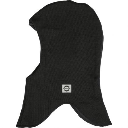 Mikk-Line Mikk - Line dětská vlněná merino kukla 9100 Black Velikost: 86/92 Merino vlna