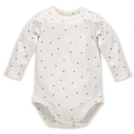 PINOKIO PINOKIO Body dlouhý rukáv HELLO UNI ecru vel. 80