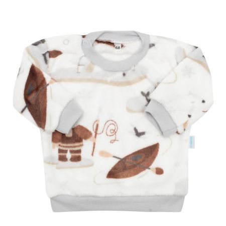 Kojenecká Wellsoft mikinka New Baby Eskimo 80 (9-12m)