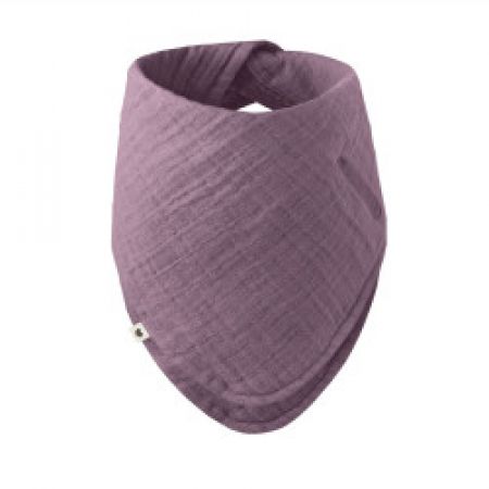 BIBS mušelínový slintáček Bandana z BIO bavlny Mauve