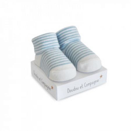 DouDou et Compagnie ponožky modré 0-6m