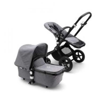 Bugaboo Cameleon³ plus komplet Black/Grey Melange