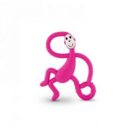 Matchstick Monkey zubní kartáček a kousátko Dancing Monkey 2v1 Pink