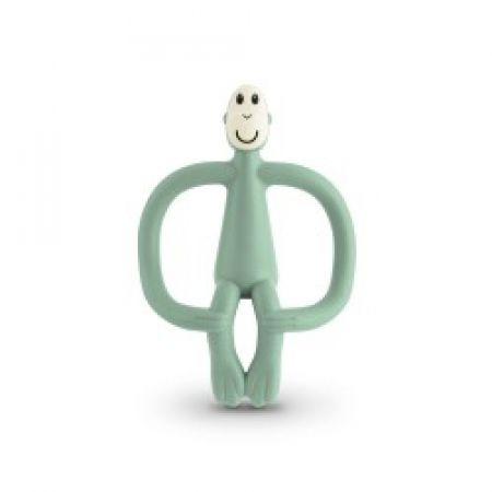 Matchstick Monkey zubní kartáček a kousátko 2v1 Nordic Collection Mint Green