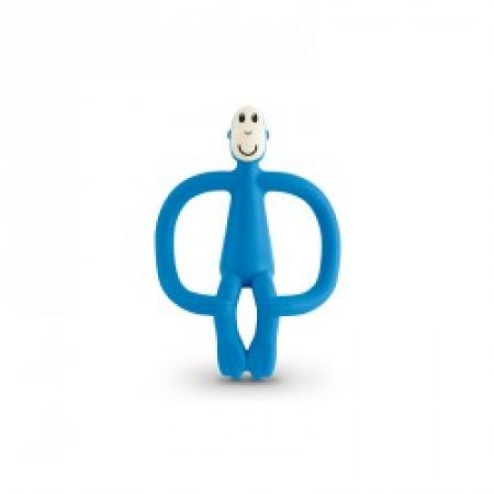 Matchstick Monkey zubní kartáček a kousátko 2v1 Blue