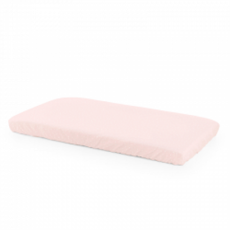 Stokke Home prostěradlo do postýlky z organické bavlny 132x70 cm Pink Bee