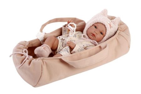 Llorens New Born holčička 63572 - realistická panenka miminko - 35 cm