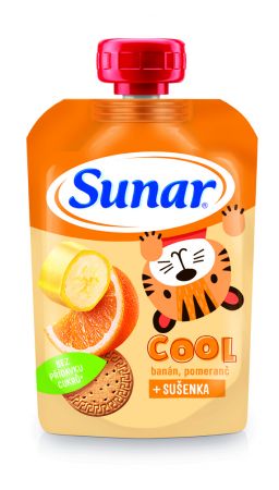 SUNAR SUNAR Cool pomeranč, banán, sušenka 110g