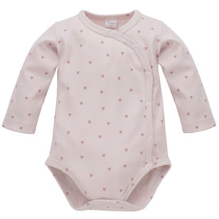 PINOKIO PINOKIO Body zavinovací HELLO holka růžová vel. 50