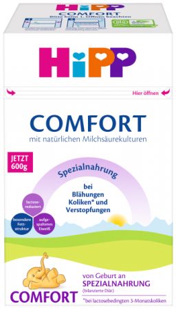 HIPP HiPP Comfort Speciální kojenecká výživa od narození 600 g