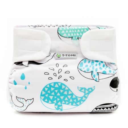 T-Tomi abdukční kalhotky suchý zip 3-6 kg Whales