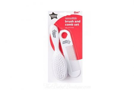 Tommee Tippee Essentials kartáček a hřebínek bílý