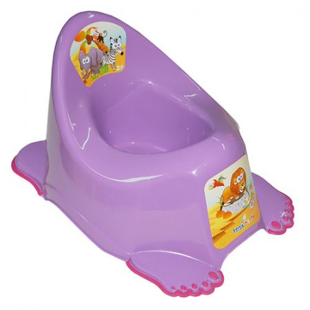 Tega Baby nočník s protiskluzem  Safari fialový
