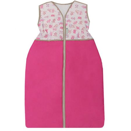 Babyrenka spací pytel 90cm ZOO fuksia
