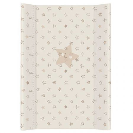 Ceba Baby Ceba přebalovací podložka MDF 2 hraná 50x70 cm Hvězdičky  béžová
