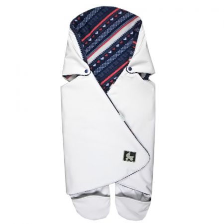 Babyrenka zavinovačka do autosedačky Basic Softshell fleece Nordic