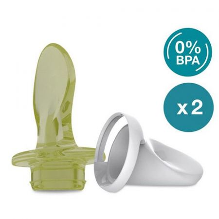 Babymoov Kiinde silikonová lžička Foodii Squeeze Spoon 2ks
