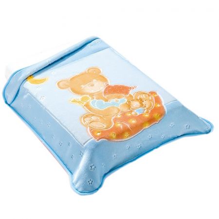 BELPLA Baby Perla španělská deka 80x110 537 modrá