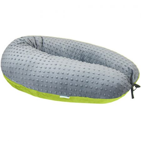 Babyrenka kojící polštář Minky Lime zelená