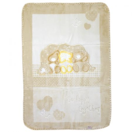 BELPLA Baby Perla španělská deka 80x110 543 béžová