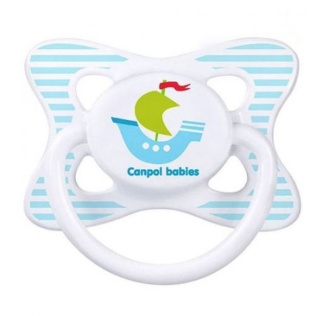Canpol Babies Canpol dudlík silikonový symetrický 0-6 m Summer time blue