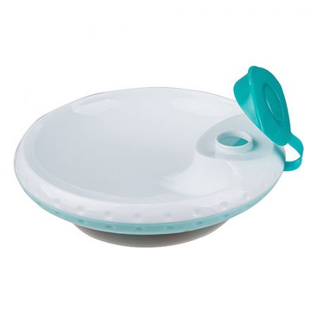 Baby Ono talíř 19 cm 300 ml s ohřívacím dnem tyrkys