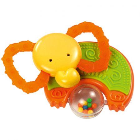 FASHYBABY Fashy kousátko s chrastítkem slon 6m+