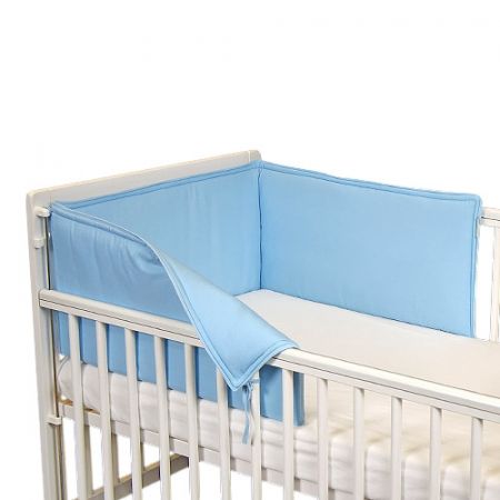 Babyrenka ochranný límec do postýlky 210 cm Uni sky blue