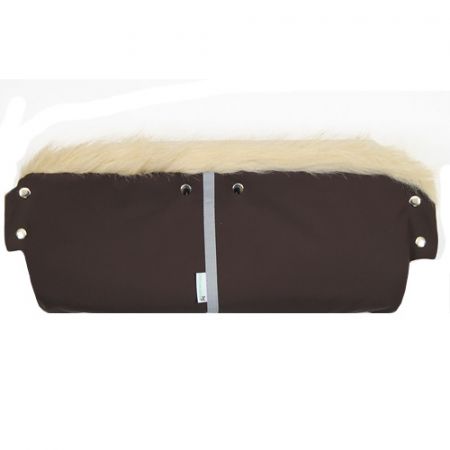 Babyrenka zateplení rukojeti Rukávník přepínací Softshell Lux hnědá béžová