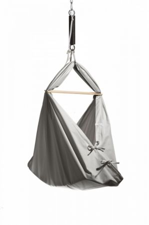 Hojdavak Závěsná textilní kolébka Baby 15kg-XL stříbrný