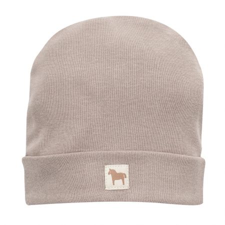 PINOKIO PINOKIO Čepice Wooden Pony z organické bavlny beige vel. 56