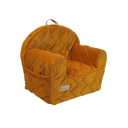 KLUPS KLUPS Křesílko Velvet honey yellow 50x35x45 cm