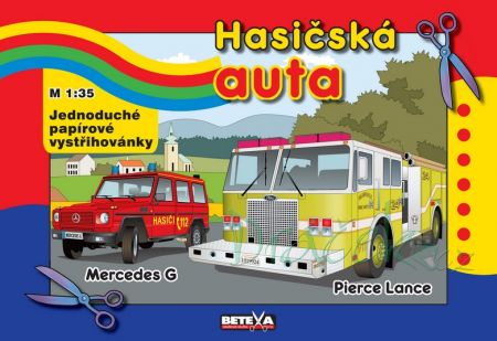 Vystřihovánky Hasičská auta