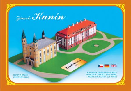 Vystřihovánky - zámek Kunín