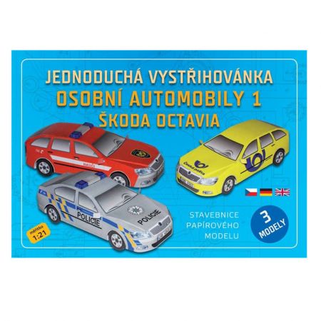 Vystřihovánky - Škoda Octavia, osobní automobily 1