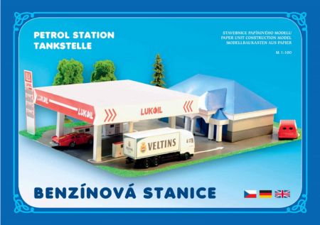 Vystřihovánky - benzinová stanice Lukoil