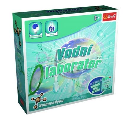 Vodní laboratoř vědecká hra 23 pokusů Science 4 you v krabici 23x22x6cm