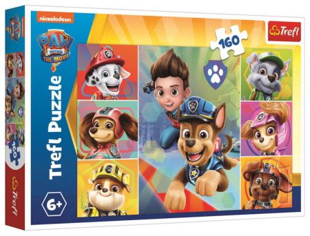 Trefl Puzzle Setkání Tlapková patrola/Paw patrol 160 dílků 41x27,5cm v krabici 29x19x4cm