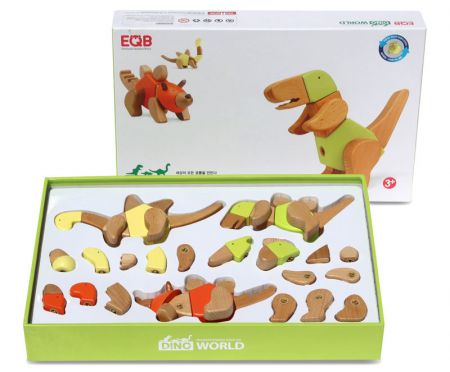 Stavebnice Clickit - Set Dinosauři  360