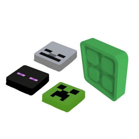 PIXIE CREW & MINECRAFT odznáček s motivem CREEPER