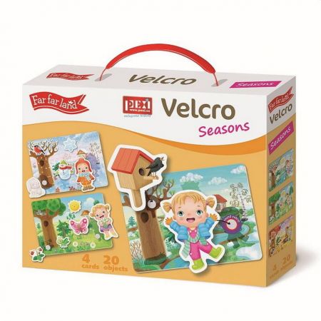 PEXI Velcro skládačky - Roční období