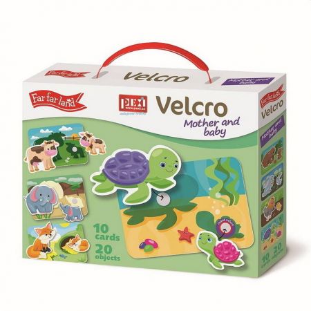 PEXI Velcro skládačky - Máma a Mimi