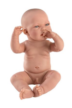 Llorens New Born 84301 - realistická panenka miminko - 43 cm