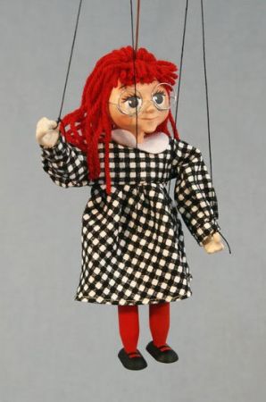 Loutka Mánička dřevěná 20 cm