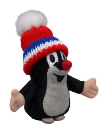 Krtek prstový maňásek - 10 cm